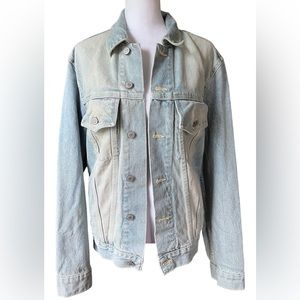 John Galt Light Washed Jean Jacket Size Small